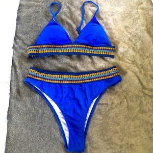 Never worn SHEIN royal blue swimsuit